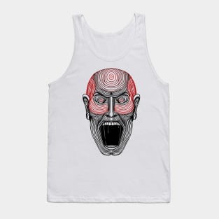 Rage Tattoo design Tank Top